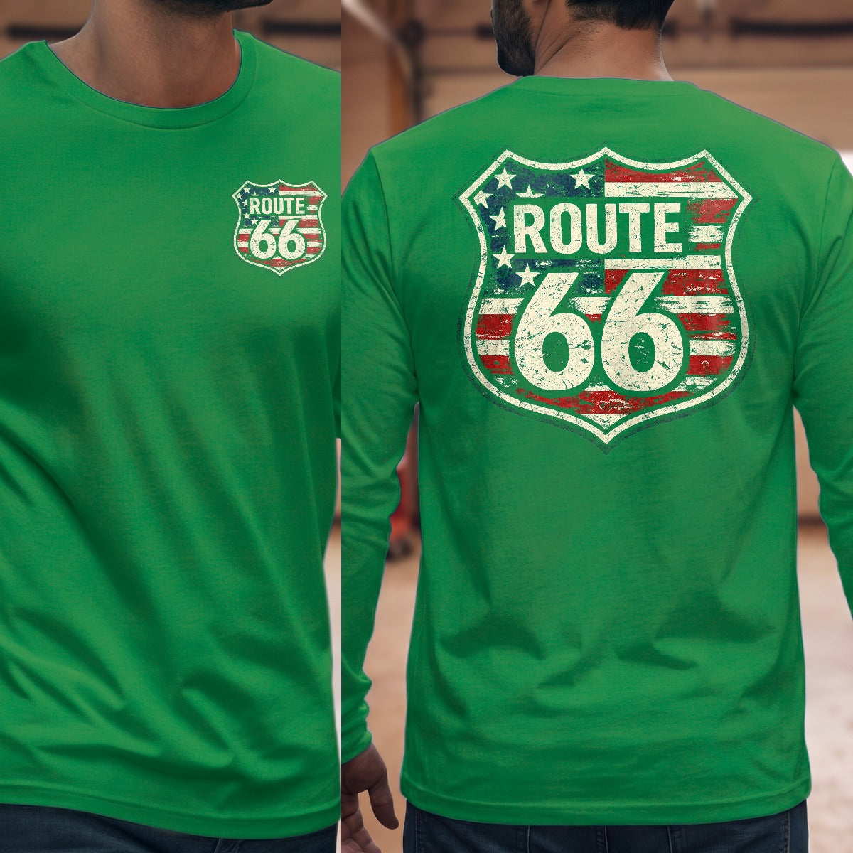 Irish Green | Front & Back
