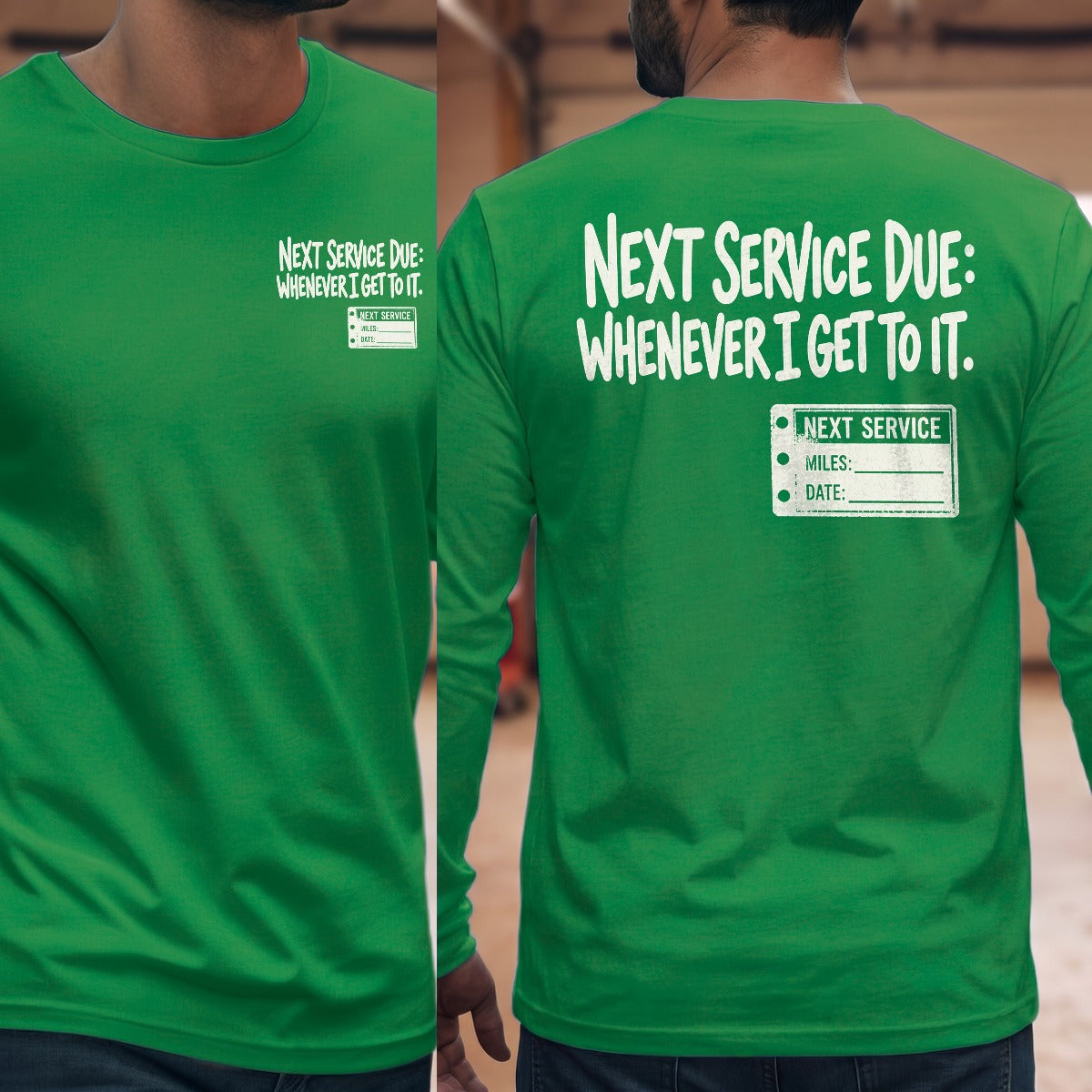 Irish Green | Front & Back