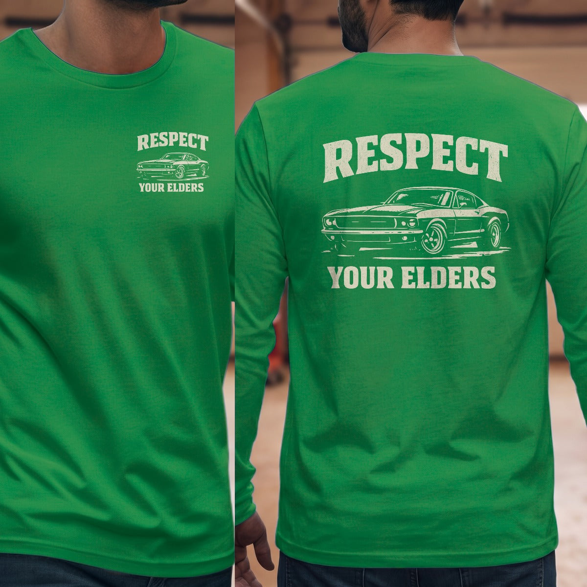 Irish Green | Left Chest + Back