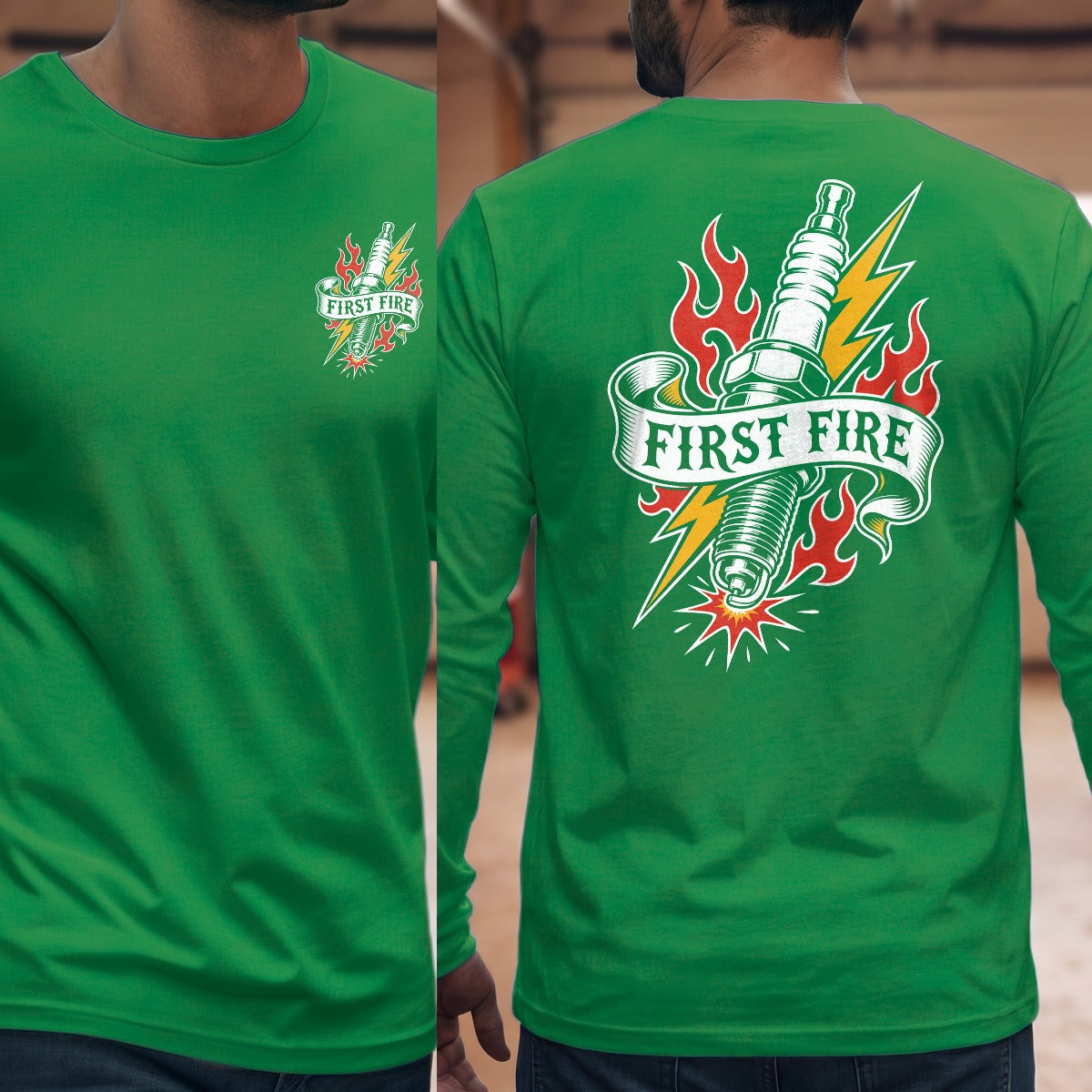 Irish Green | Left Chest + Back (refreshed)