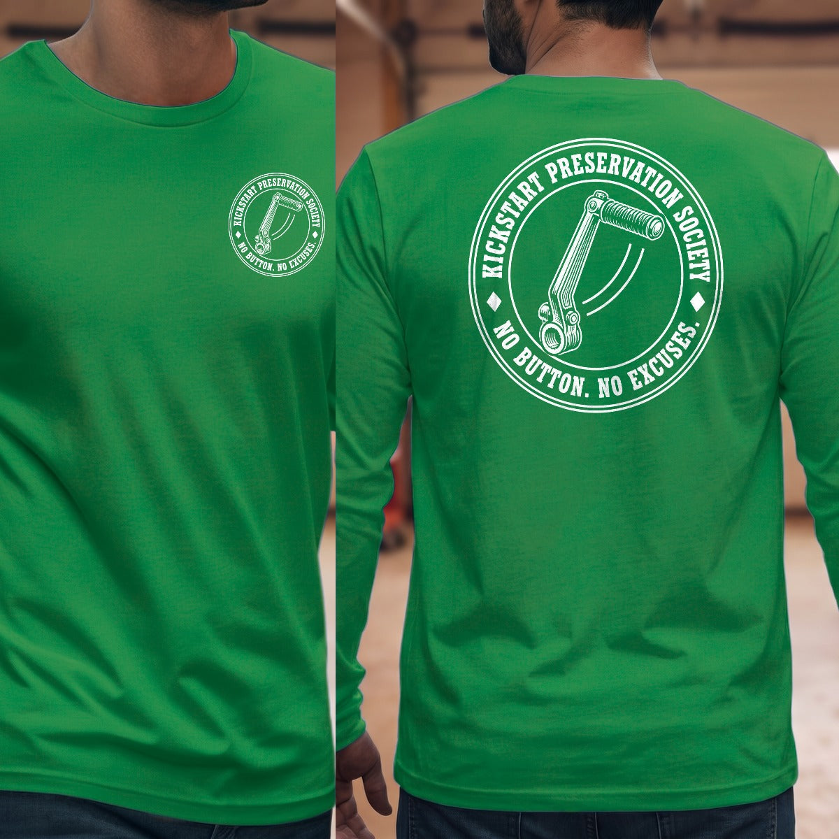 Irish Green | Left Chest + Back (refreshed)