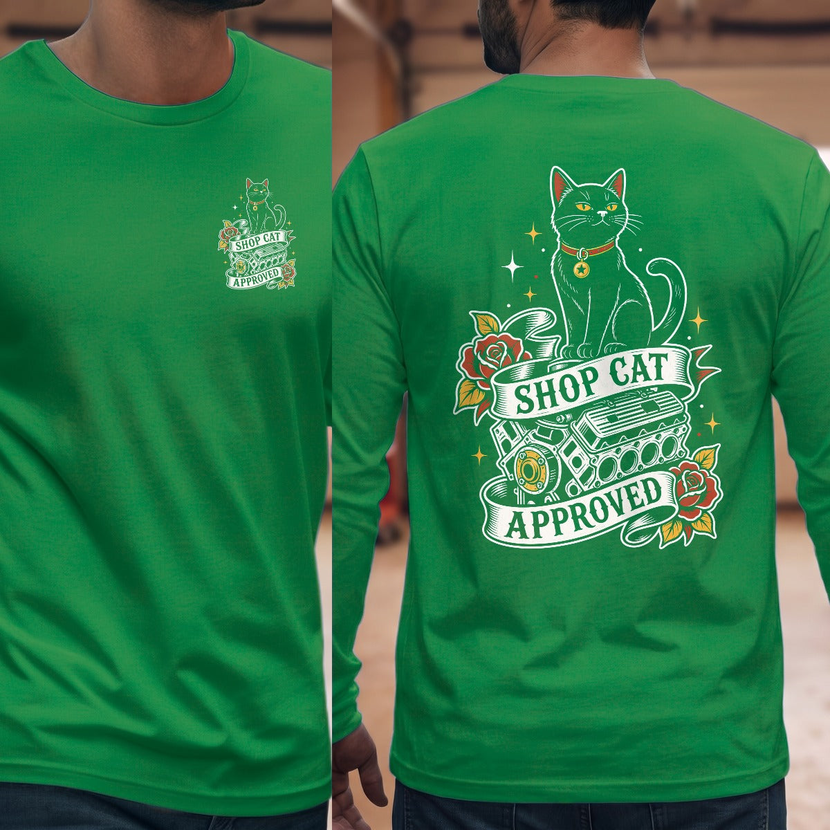 Irish Green | Left Chest + Back (refreshed)