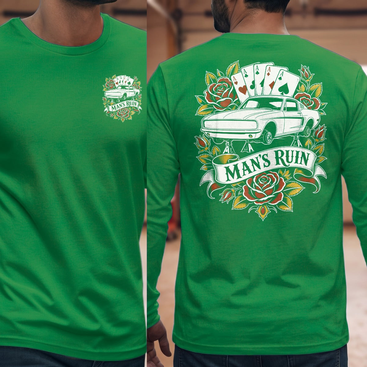 Irish Green | Left Chest + Back (refreshed)