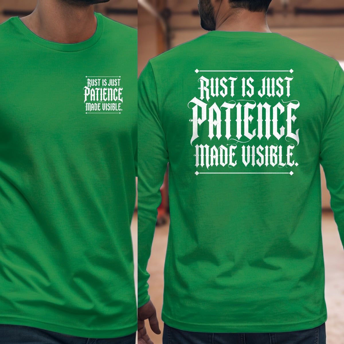 Irish Green | Left Chest + Back (refreshed)