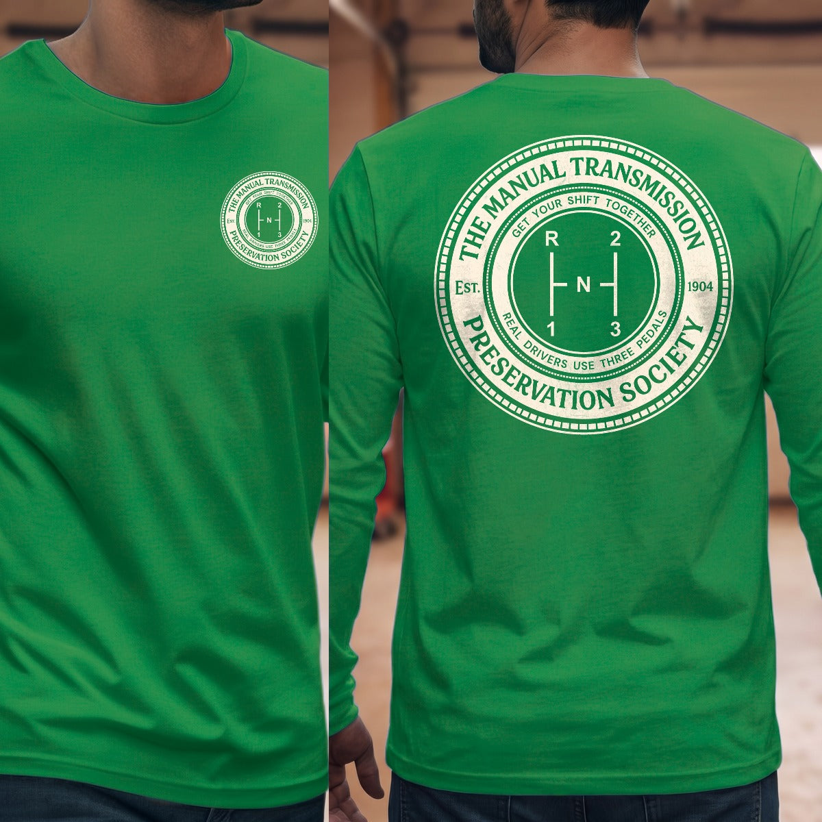 Irish Green | Left Chest + Back (refreshed)