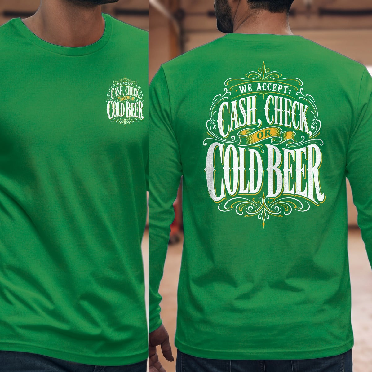 Irish Green | Left Chest + Back (refreshed)