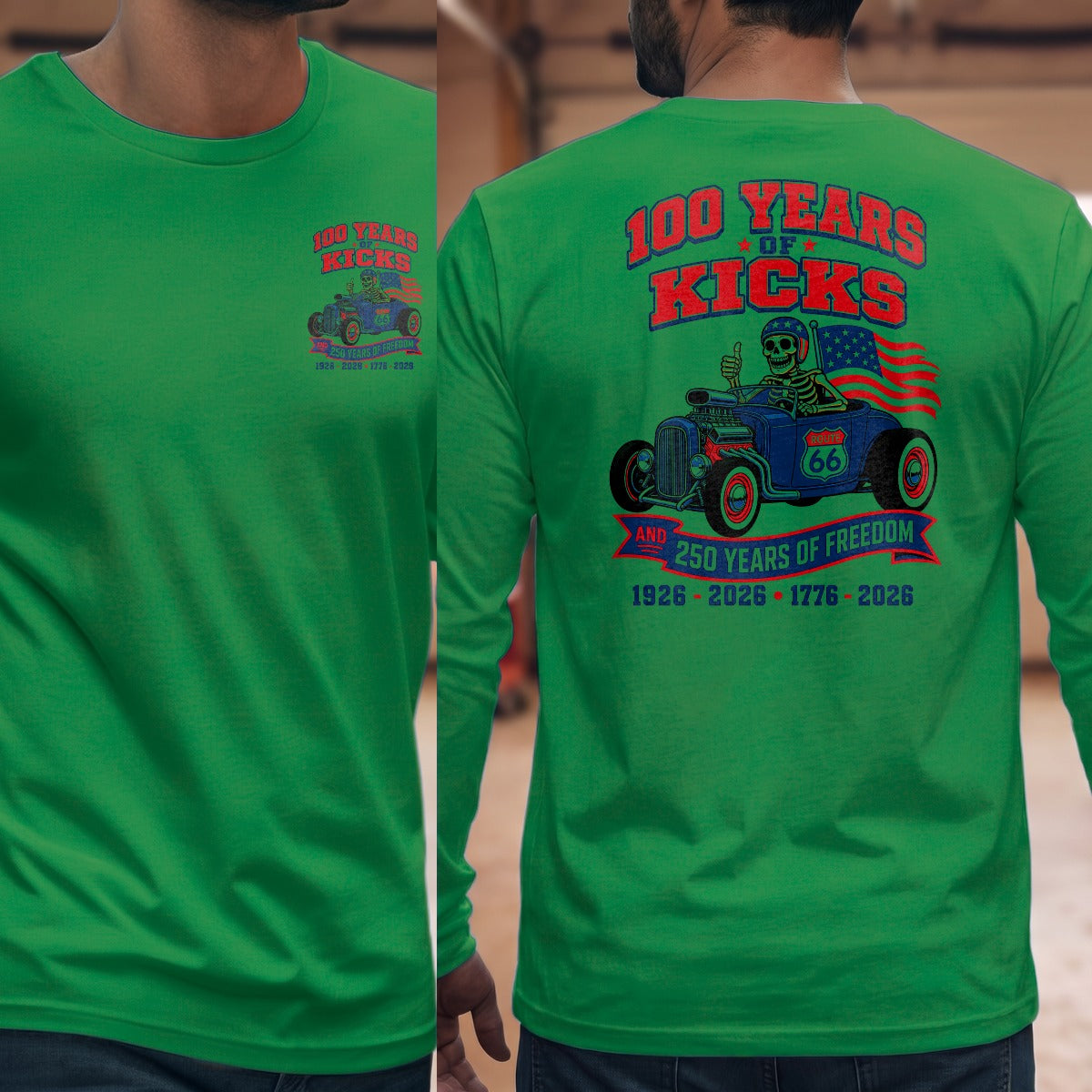 Irish Green | Left Chest + Back (refreshed)
