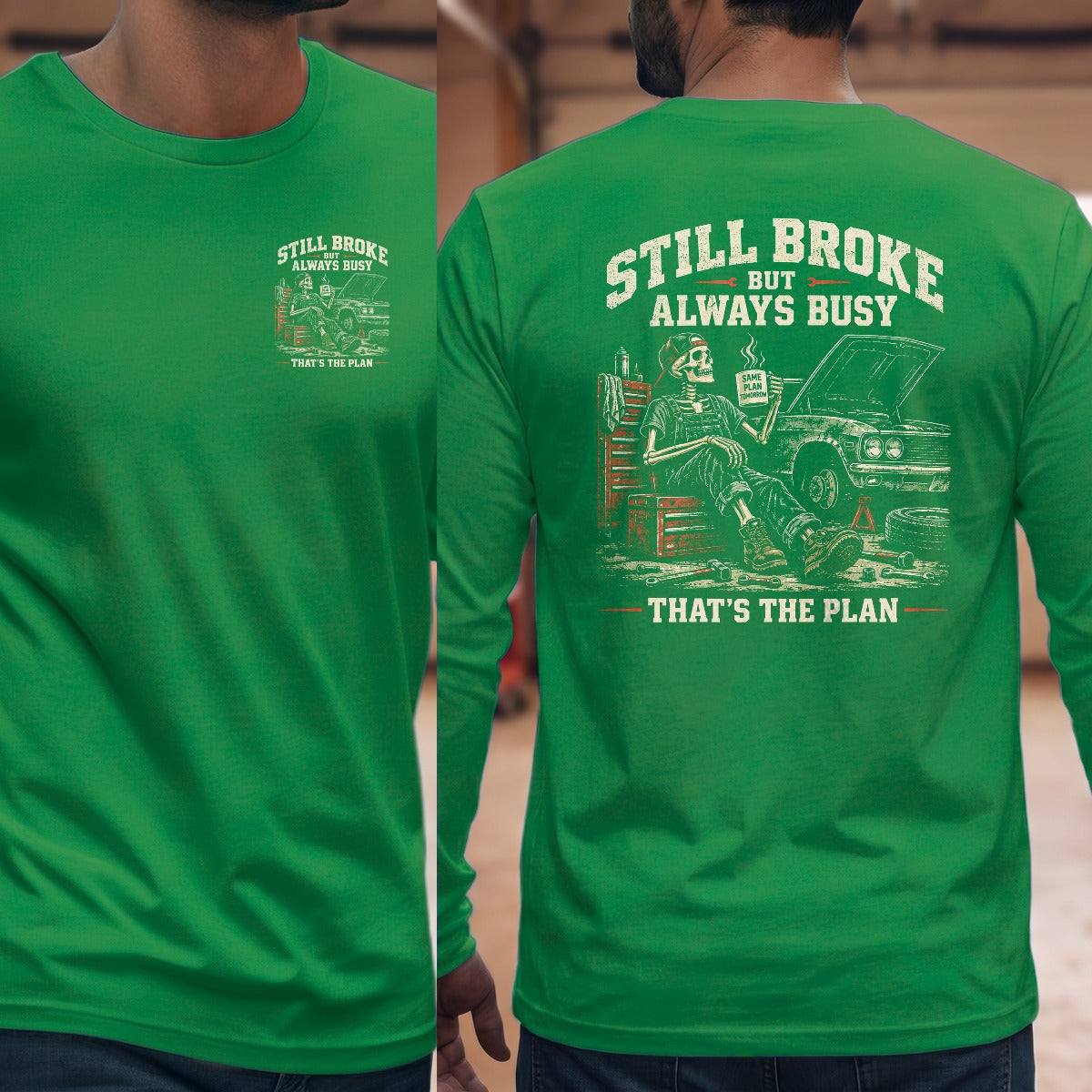 Irish Green | Left Chest + Back (refreshed)