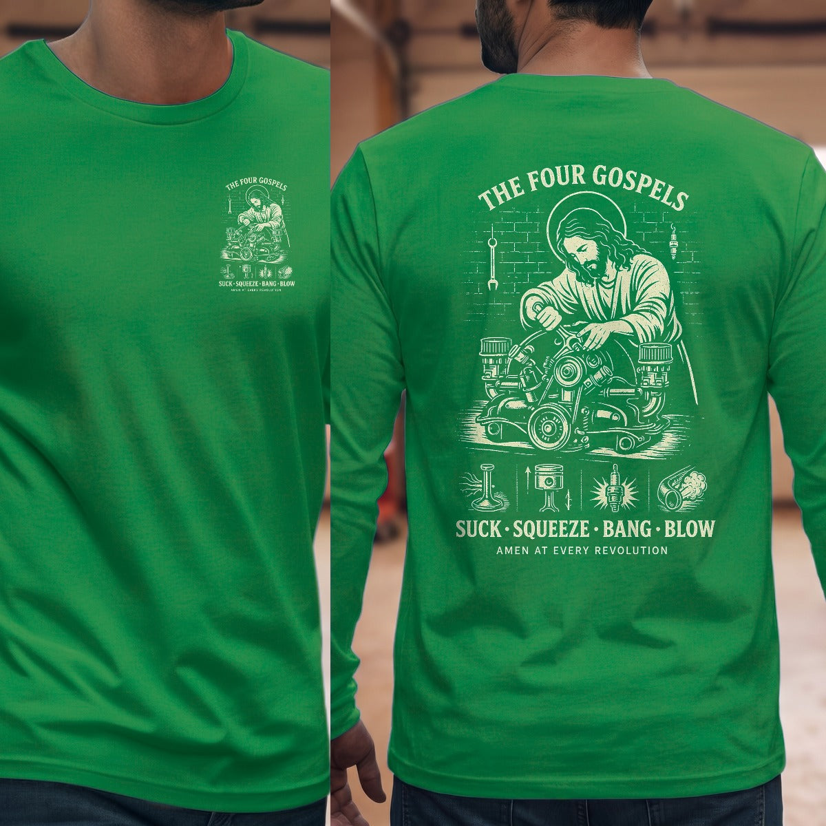 Irish Green | Left Chest + Back (refreshed)