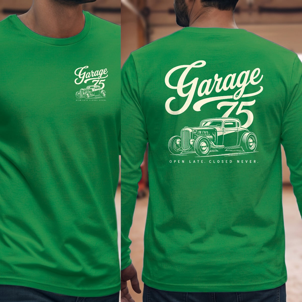 Irish Green | Left Chest + Back (refreshed)