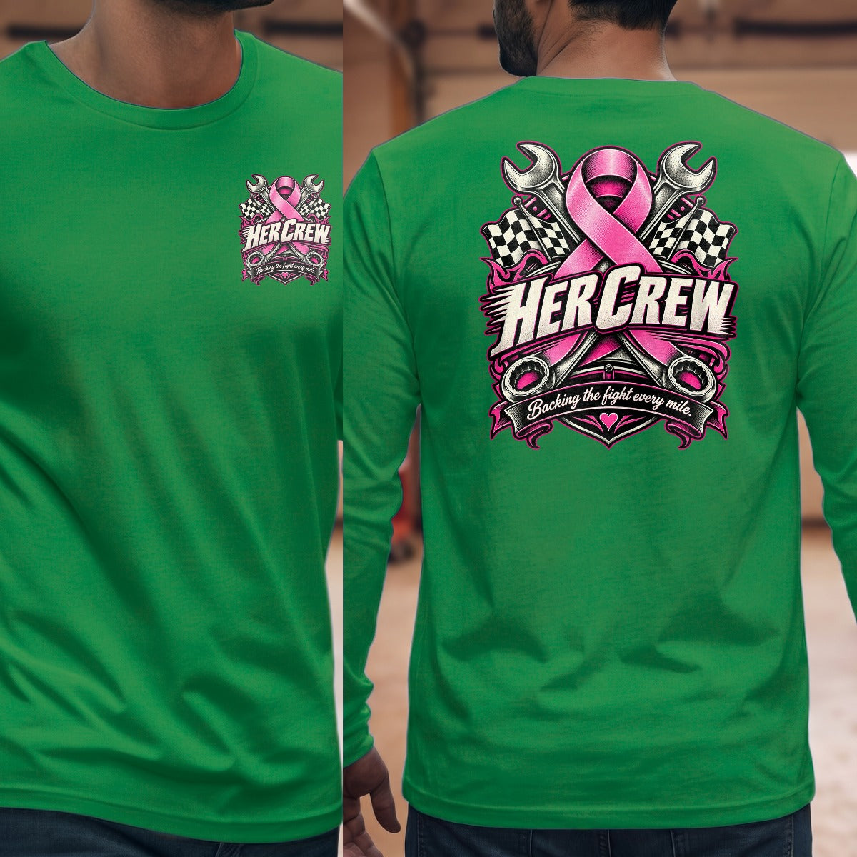 Irish Green | Left Chest + Back (refreshed)