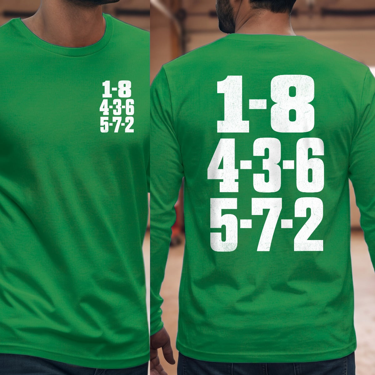 Irish Green | Left Chest + Back (refreshed)