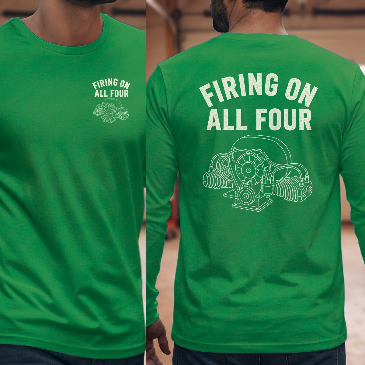 Irish Green | Left Chest + Back (refreshed)