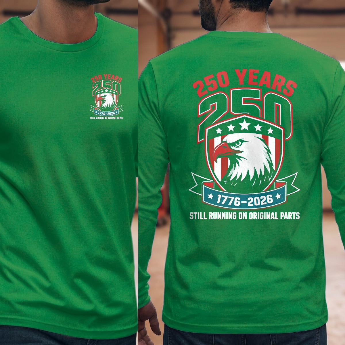 Irish Green | Left Chest + Back (refreshed)