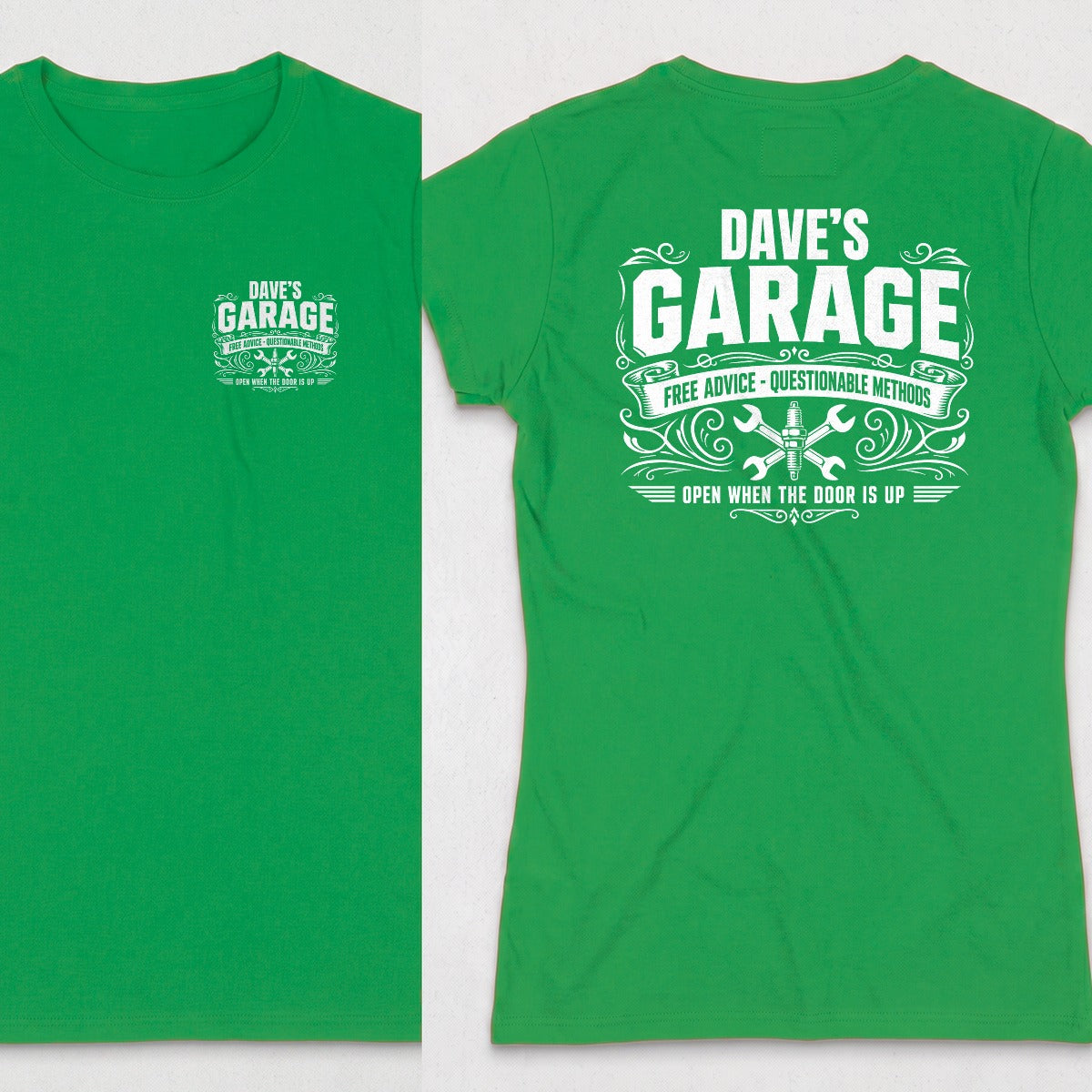Irish Green | Left Chest + Back (refreshed)