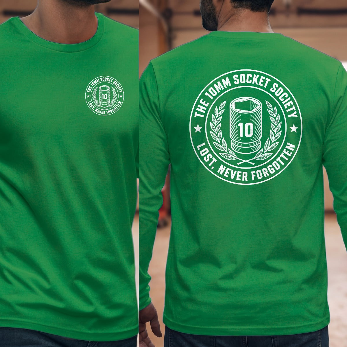 Irish Green | Left Chest + Back (refreshed)