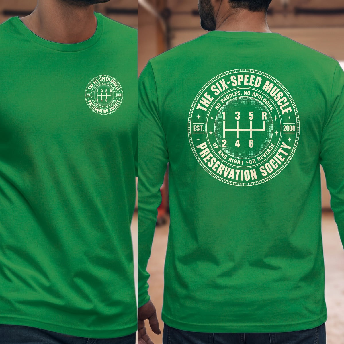 Irish Green | Left Chest + Back (refreshed)