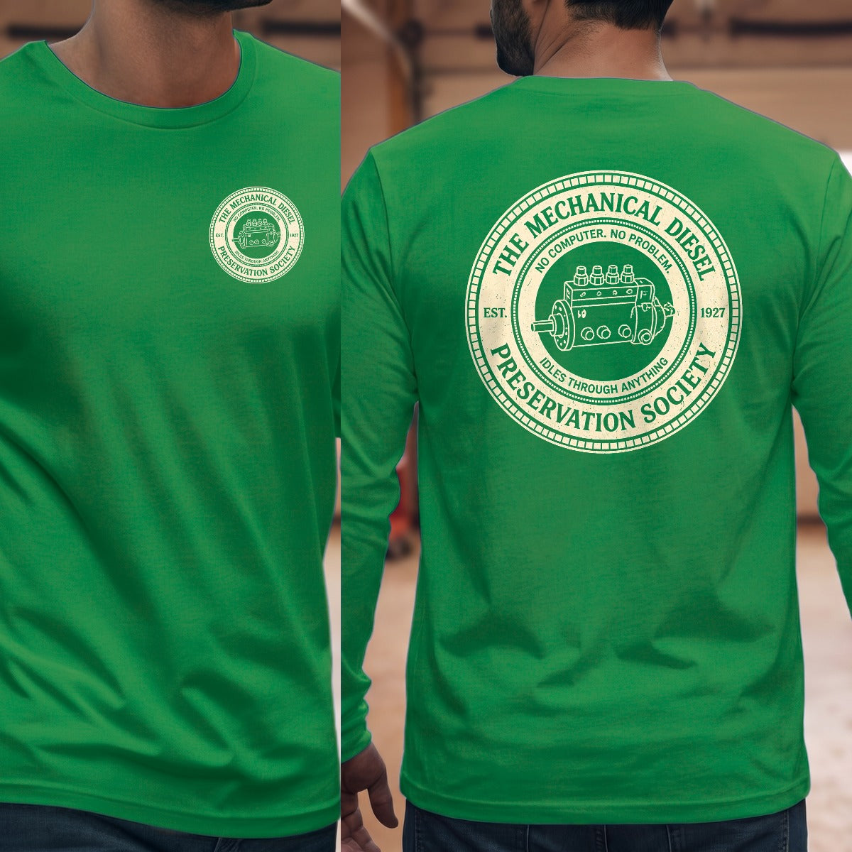 Irish Green | Left Chest + Back (refreshed)