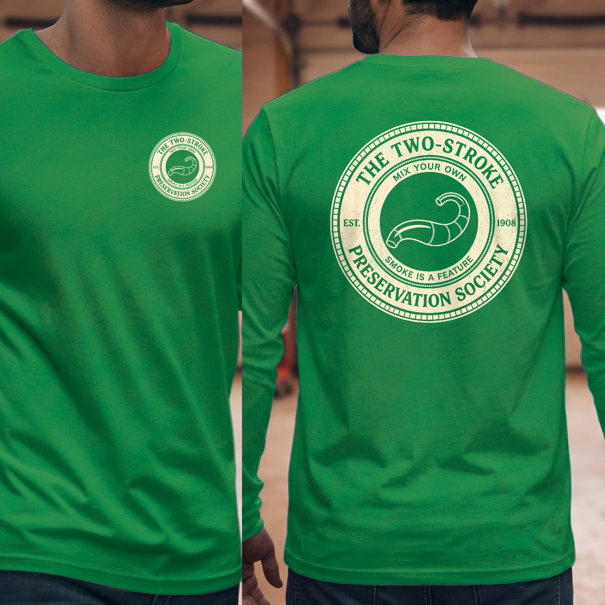 Irish Green | Left Chest + Back (refreshed)