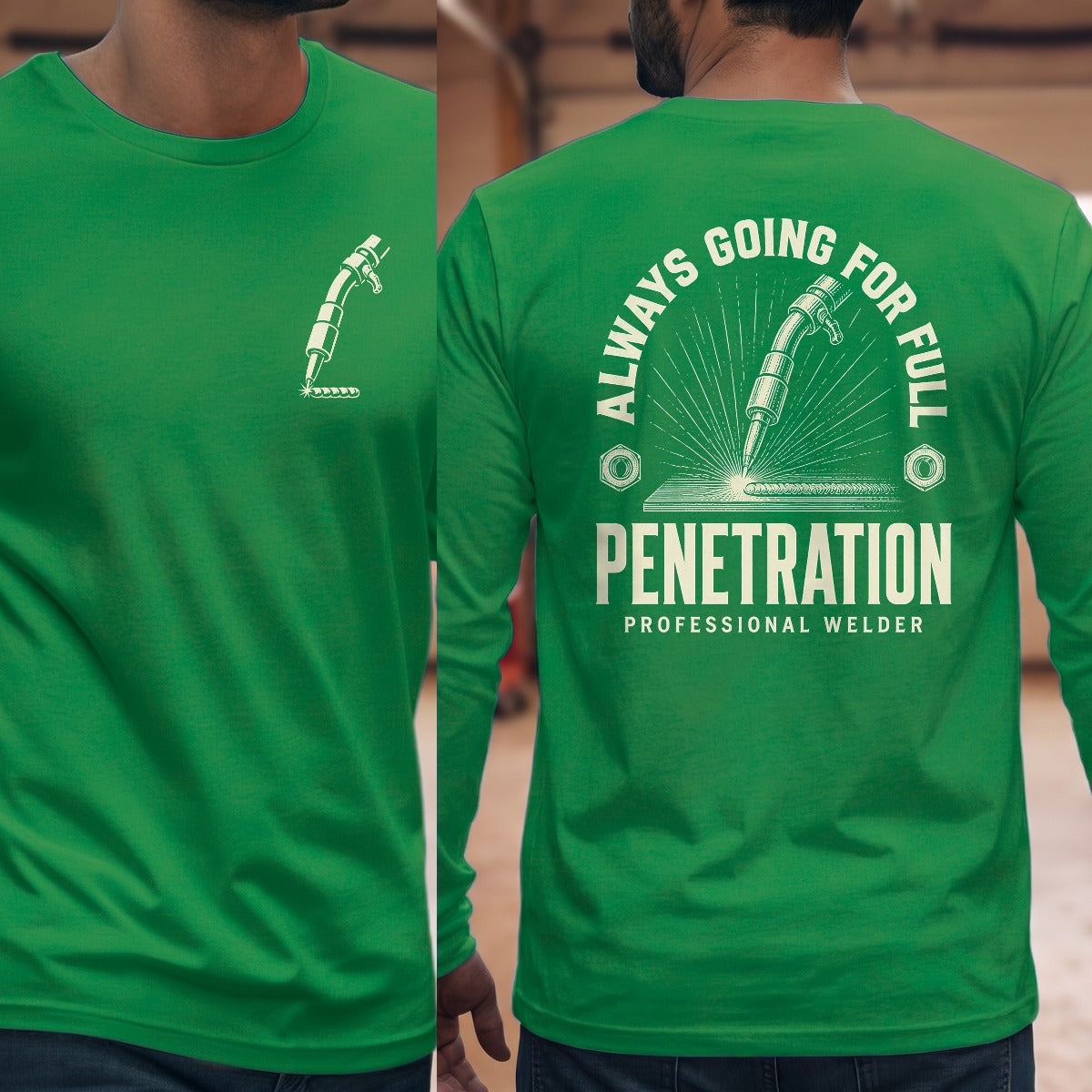 Irish Green | Left Chest + Back (refreshed)