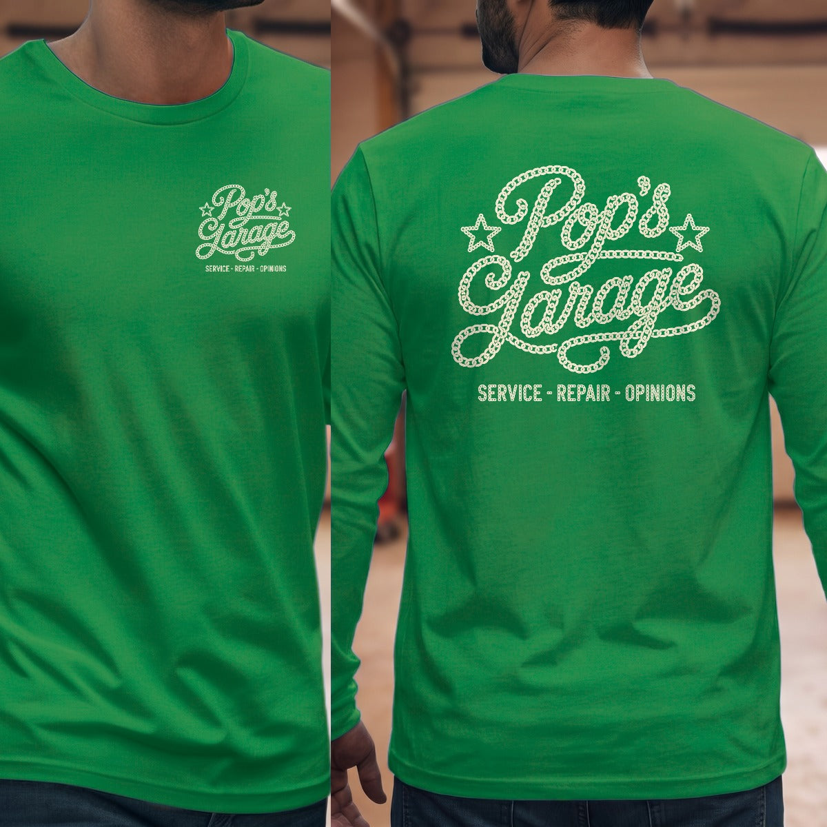 Irish Green | Left Chest + Back (refreshed)