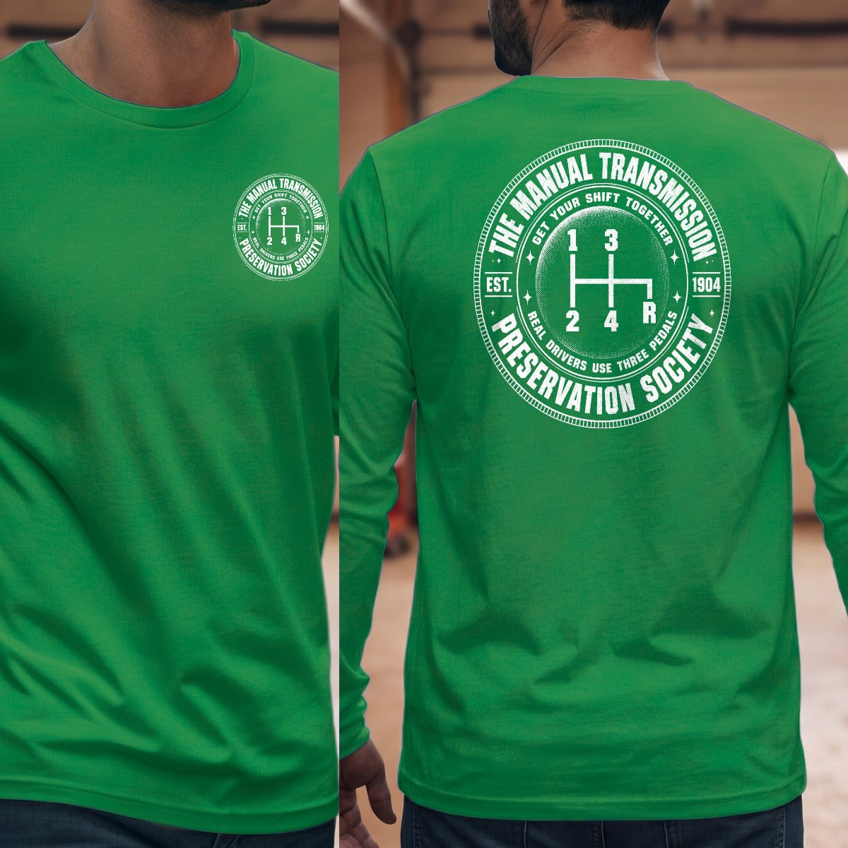 Irish Green | Left Chest + Back (refreshed)