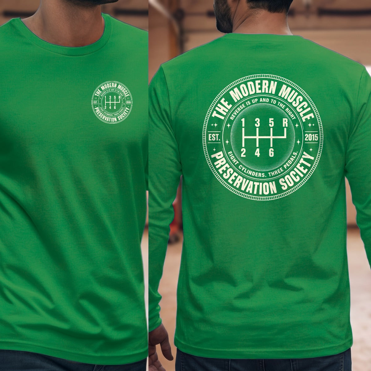 Irish Green | Left Chest + Back (refreshed)