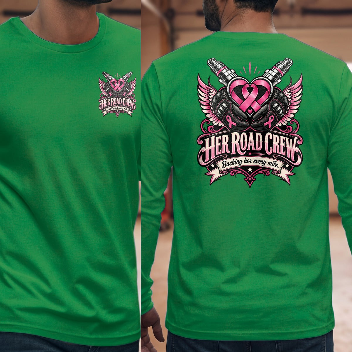 Irish Green | Left Chest + Back (refreshed)