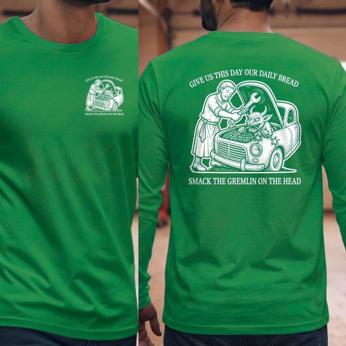 Irish Green | Left Chest + Back (refreshed)