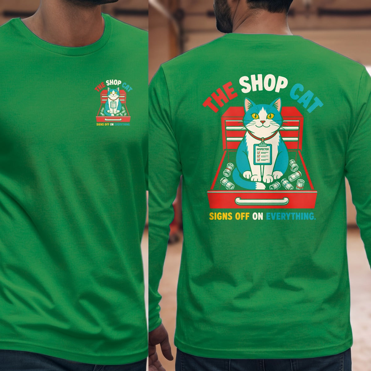 Irish Green | Left Chest + Back (refreshed)