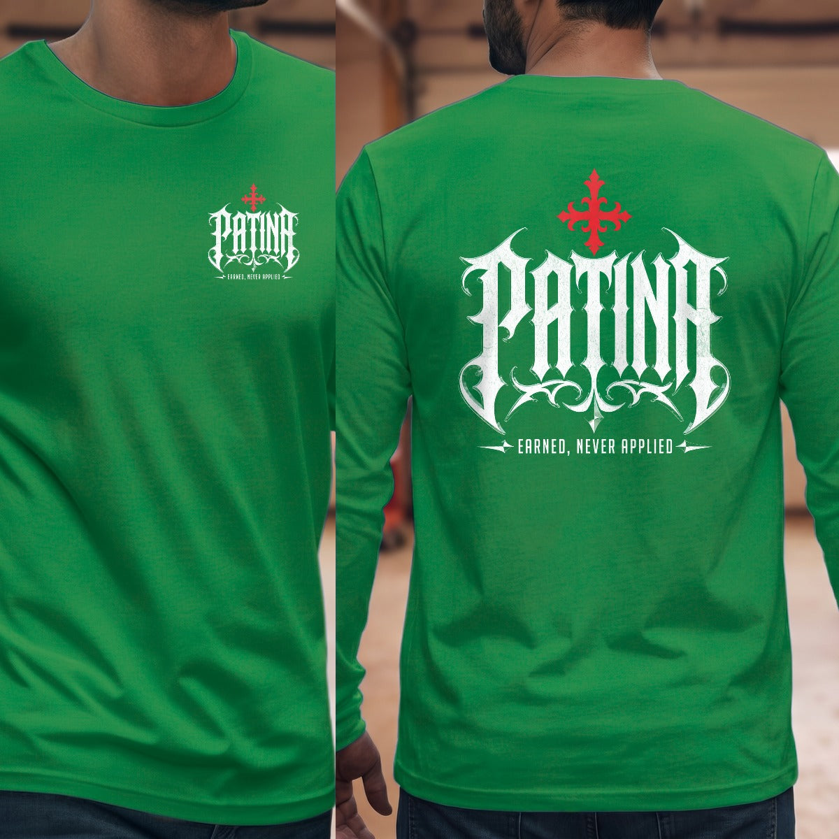 Irish Green | Left Chest + Back (refreshed)