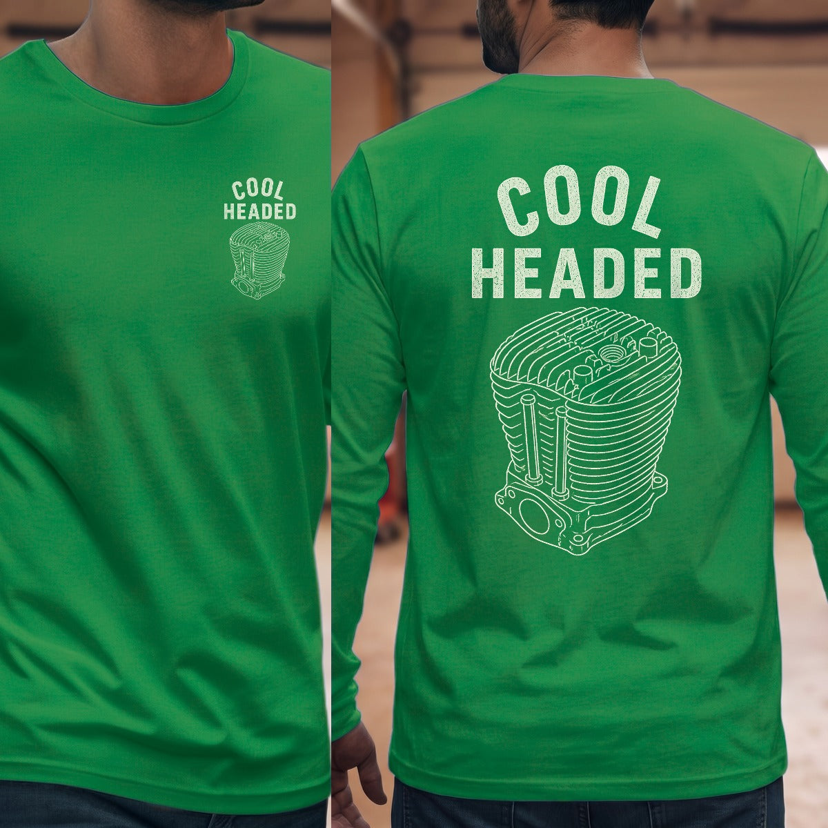 Irish Green | Left Chest + Back (refreshed)