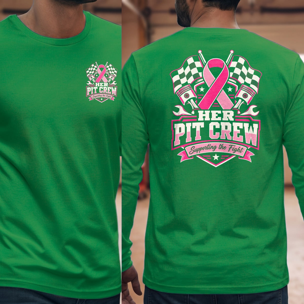 Irish Green | Left Chest + Back (refreshed)