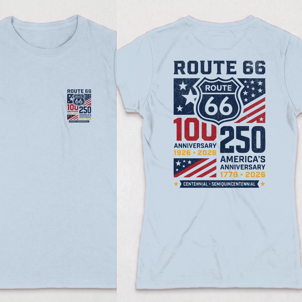 Light Blue | Front & Back