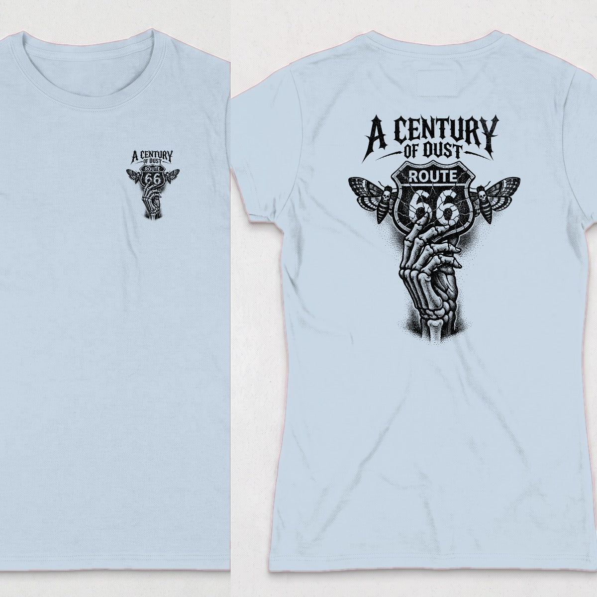 Light Blue | Left Chest + Back