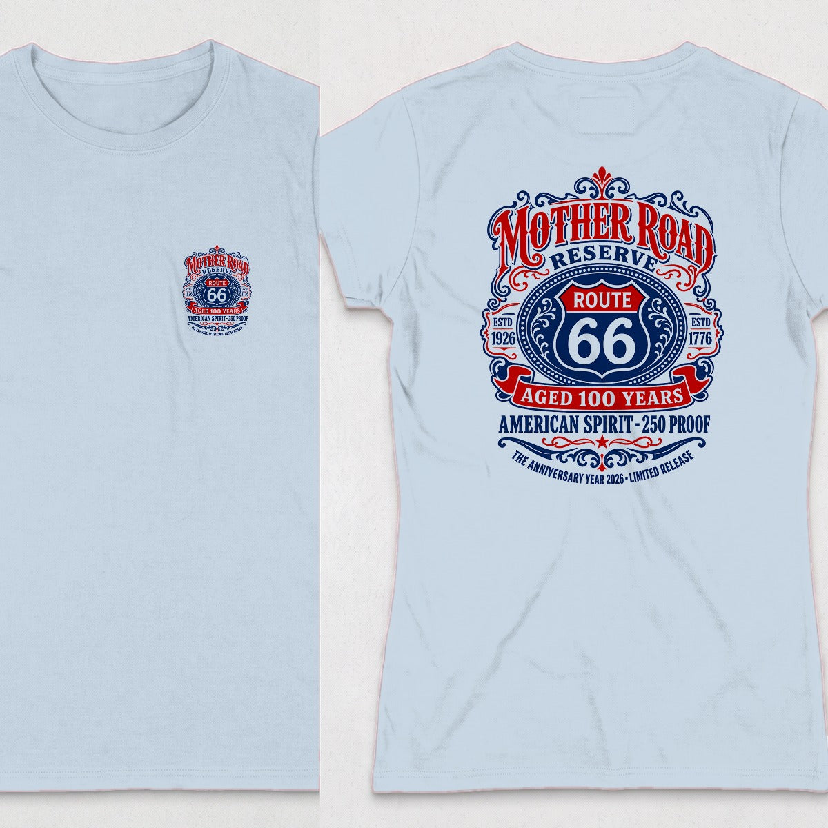 Light Blue | Front & Back