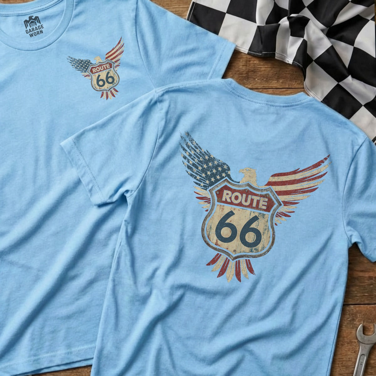 Light Blue | Front & Back