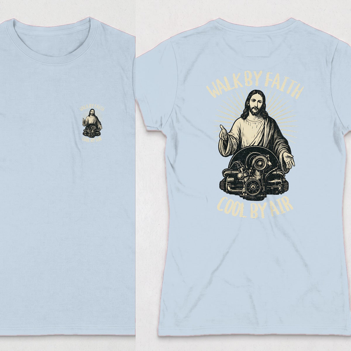 Light Blue | Front & Back
