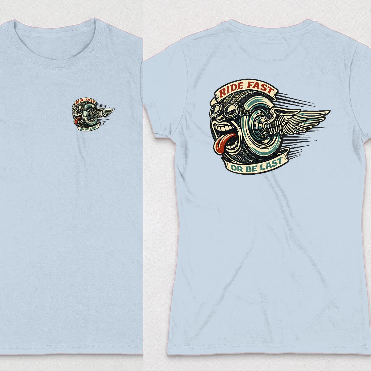 Light Blue | Left Chest + Back