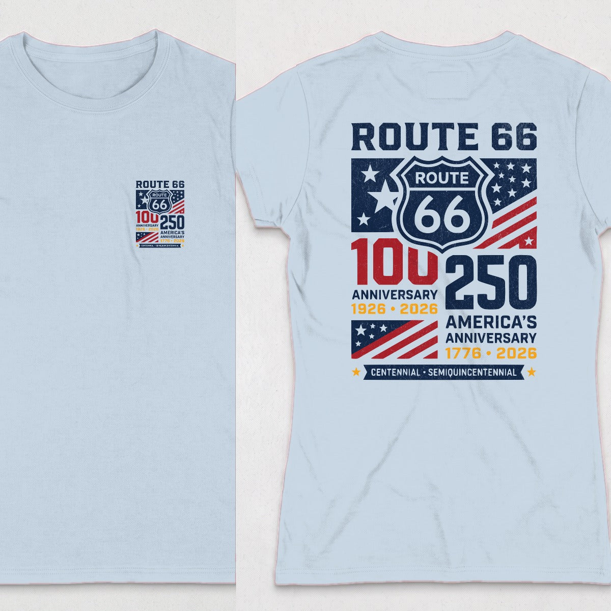 Light Blue | Front & Back