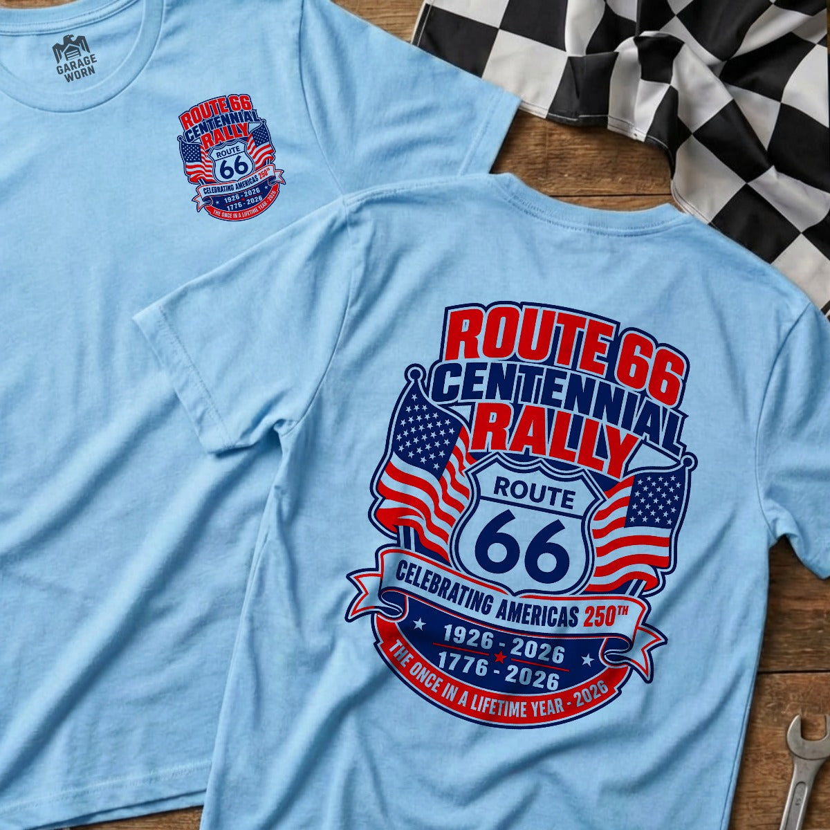 Light Blue | Front & Back