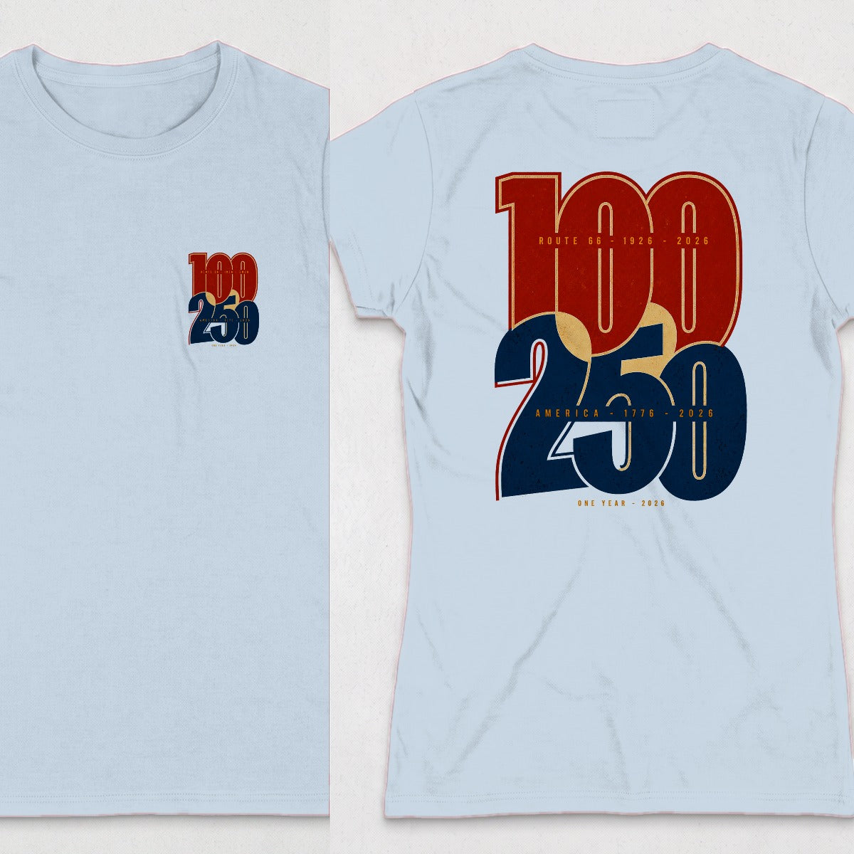 Light Blue | Front & Back