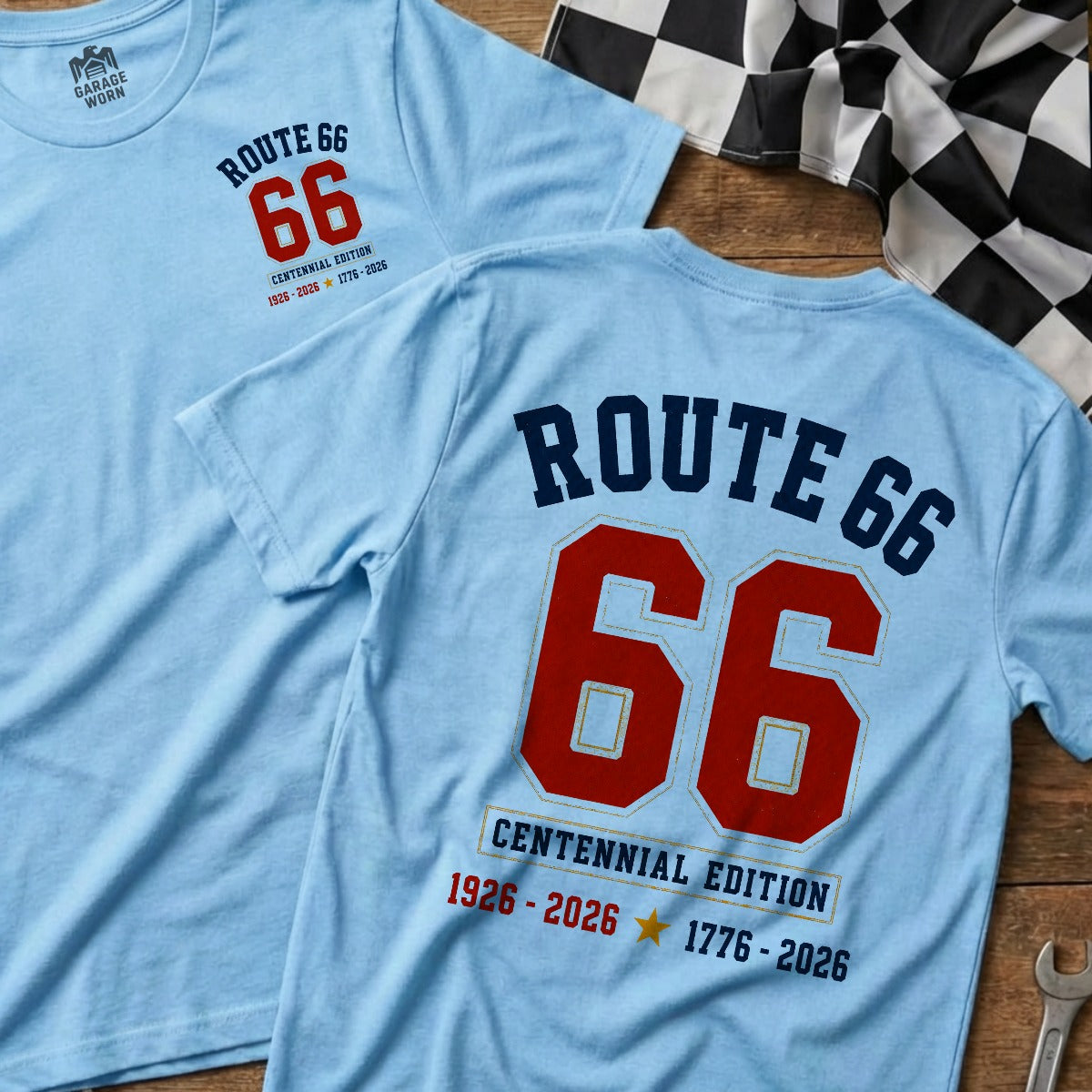 Light Blue | Front & Back