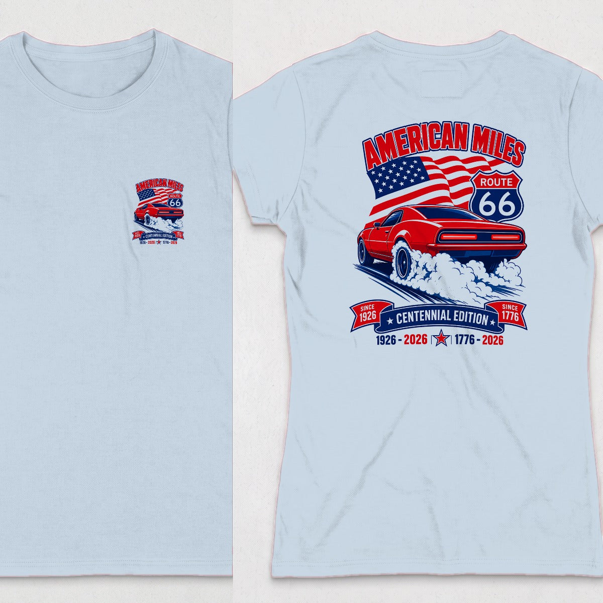 Light Blue | Front & Back