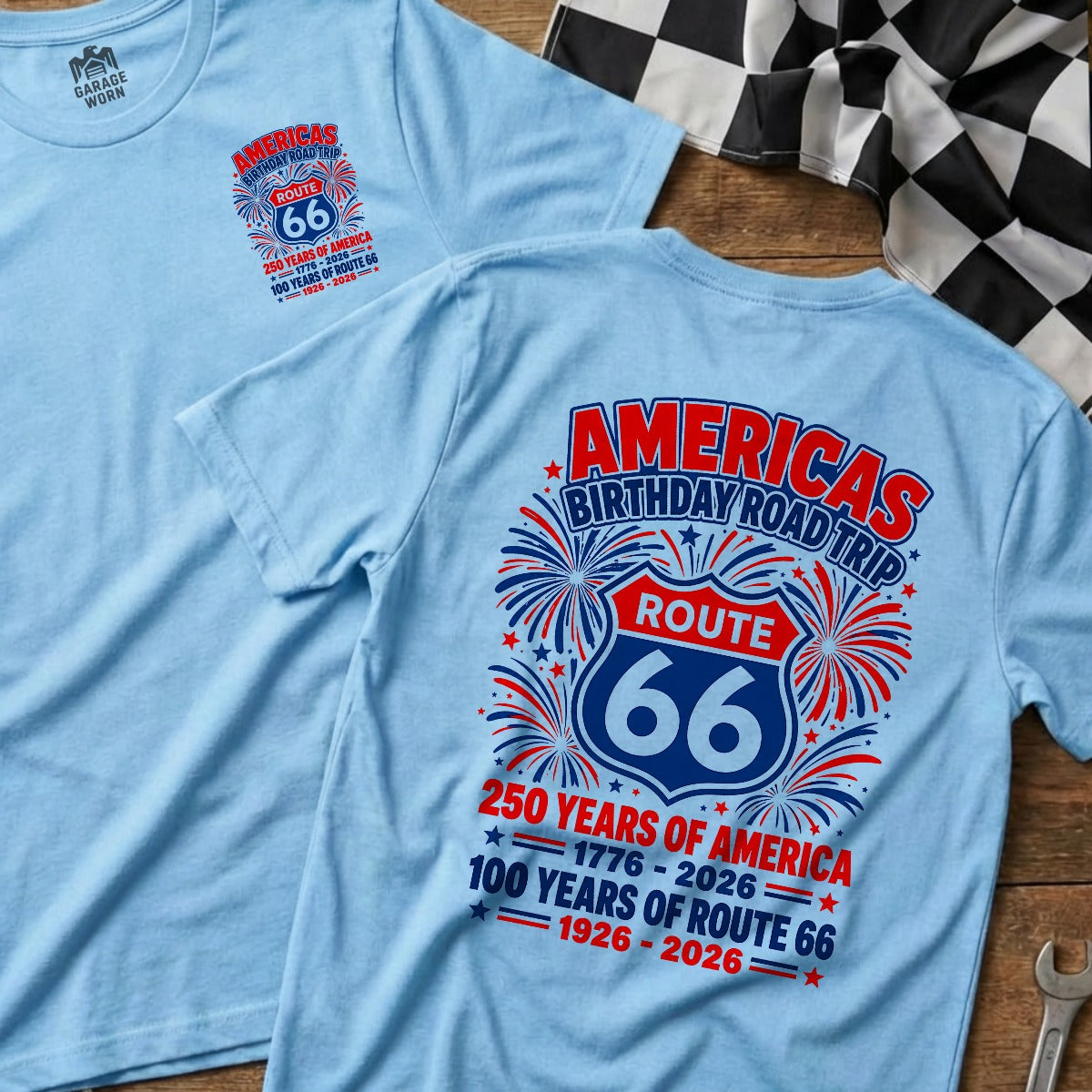 Light Blue | Front & Back