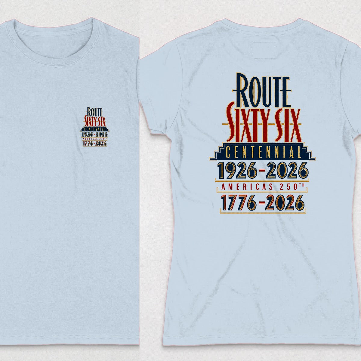 Light Blue | Front & Back