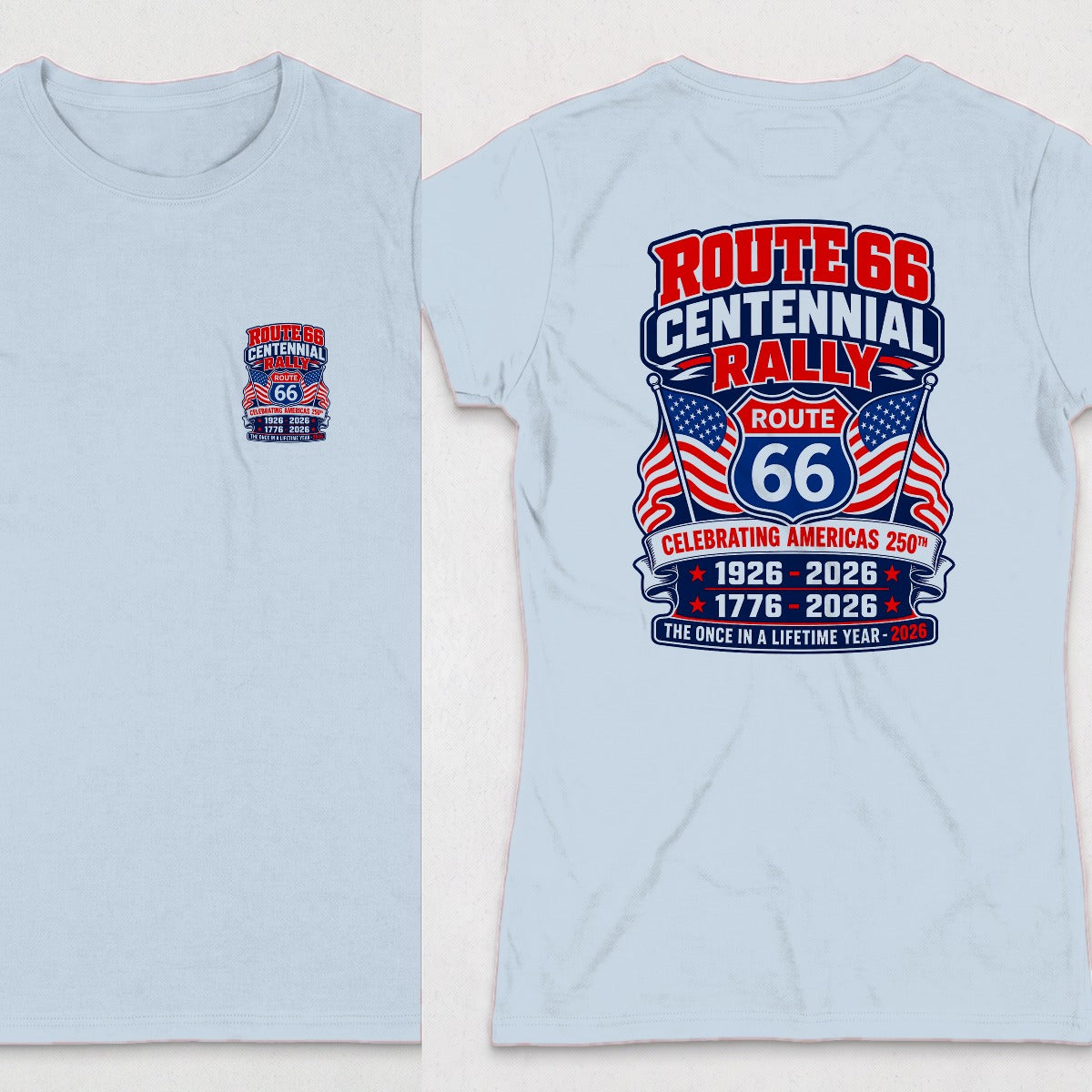 Light Blue | Front & Back