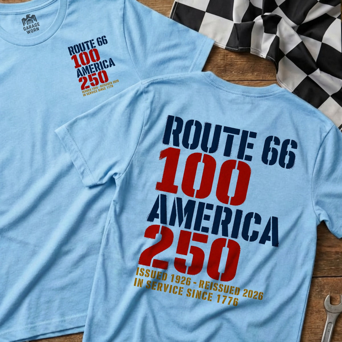 Light Blue | Front & Back