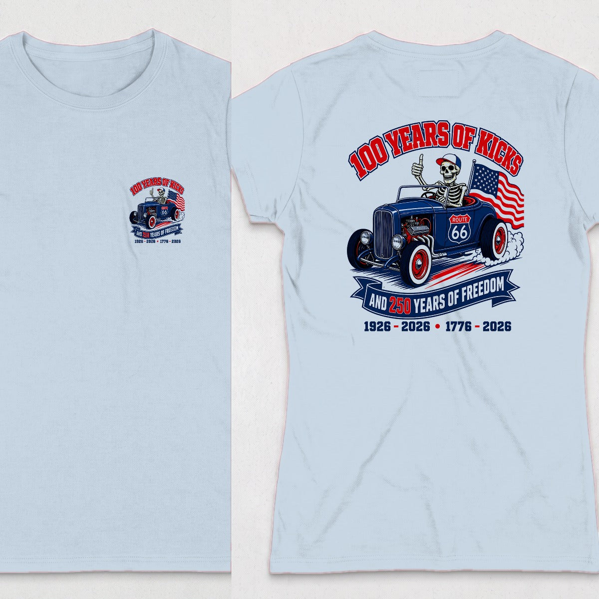 Light Blue | Front & Back