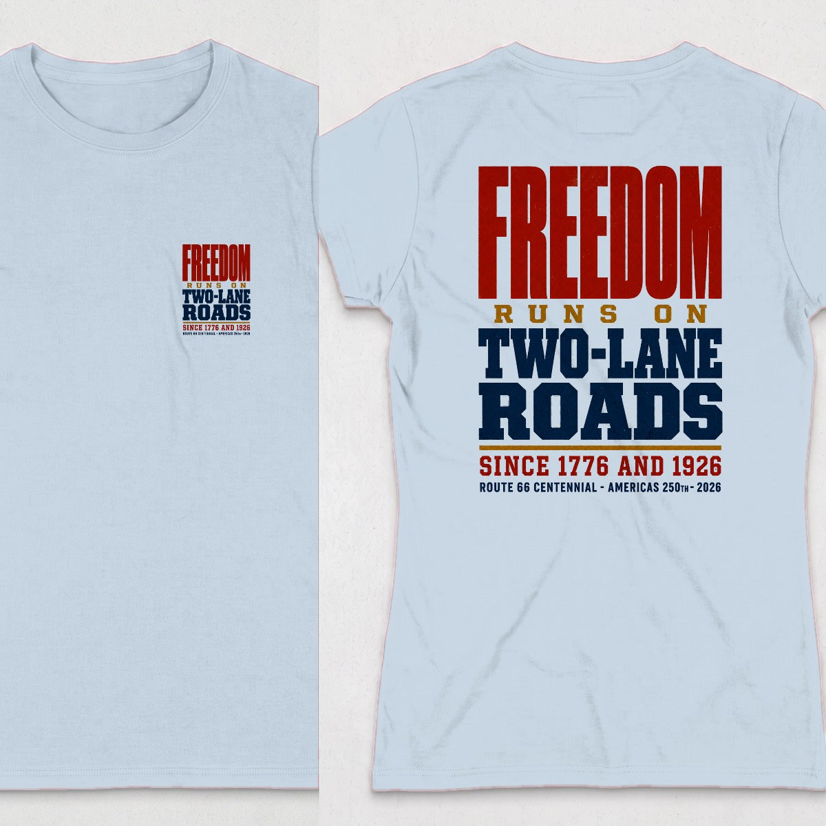 Light Blue | Front & Back